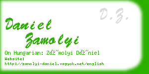 daniel zamolyi business card